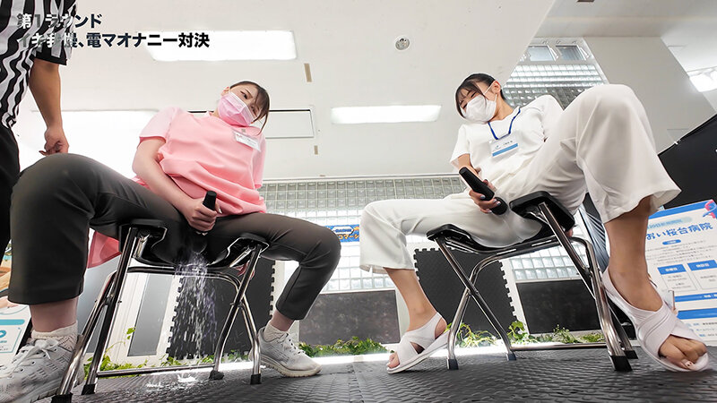 1sgki00077a│企業が社を挙げて挑む‘イキ我慢コマーシャル’「最強無反応ナースは誰だ！？」エリート看護師 無念の漏らしイキ 上越谷クリニック・介護士小園ひとみ 新あおい桜台病院・看護師小野寺唯││電マ