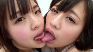 evis00617│濃厚唾液汁接吻││レズビアン