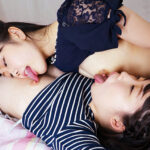 evis00561│コリコリ勃起乳首ベロ舐めアクメレズ││レズキス