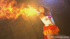h_173ghkq00076│黒き魔装の誘惑11 美聖女戦士セーラーエルメス ファイアー＆ウォーター│紺野ひかる・浜崎真緒│ミニスカ